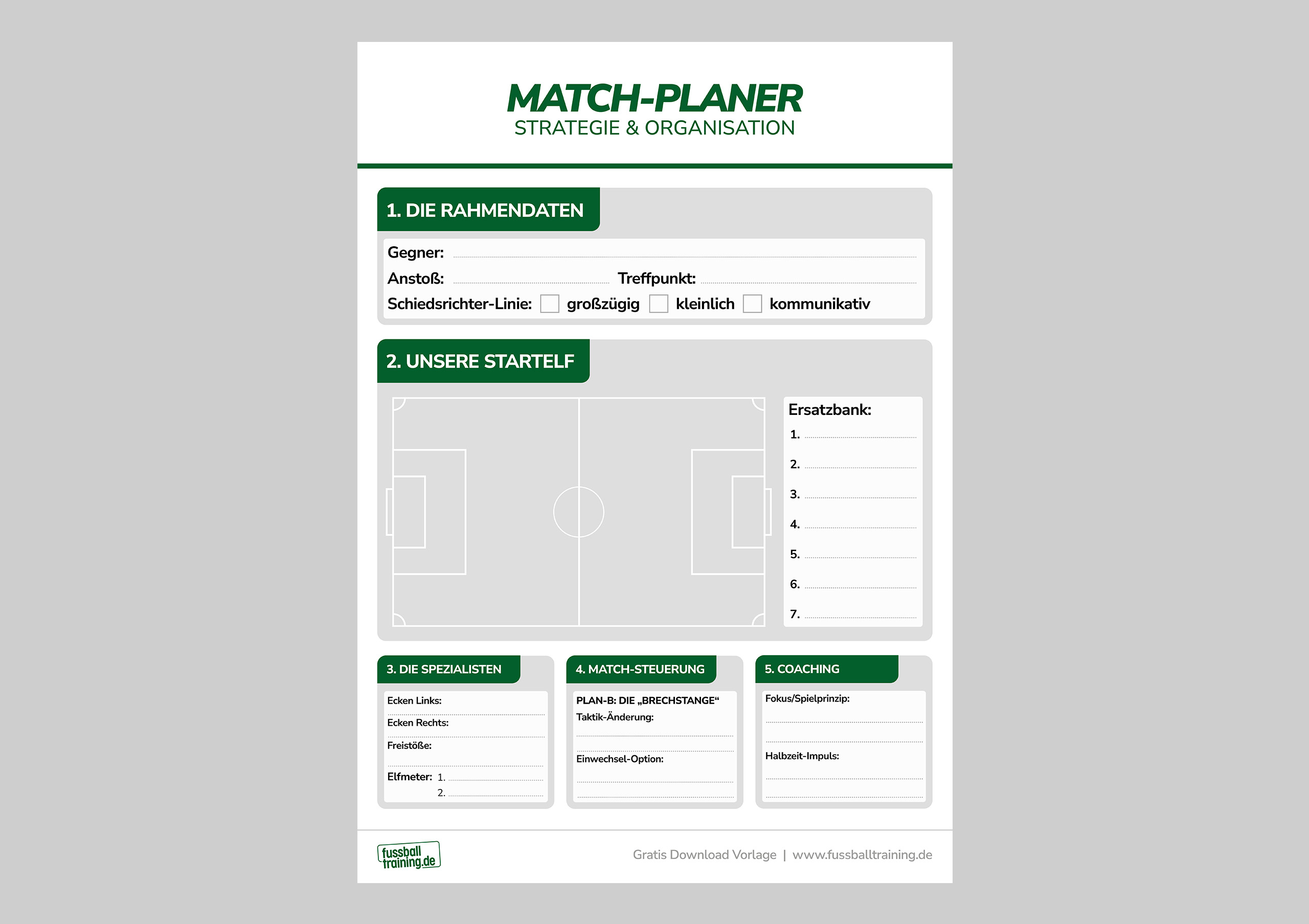 Match Planer